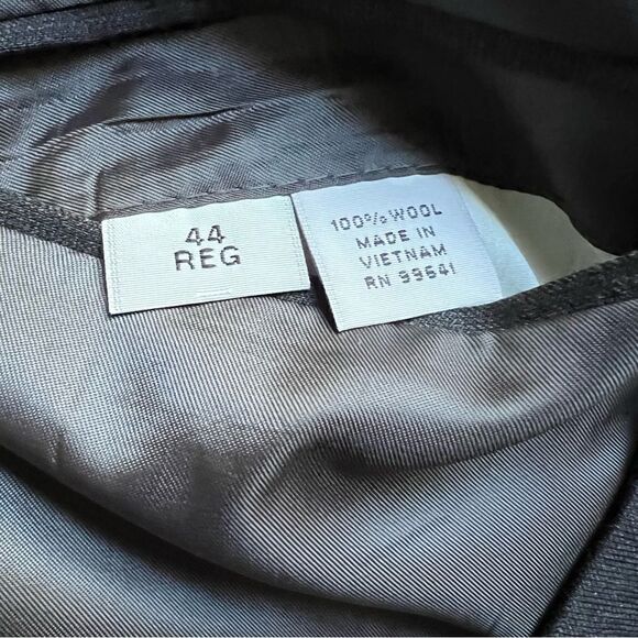 LINEA UOMO DOUBLE Breasted Jacket Grey 44R - Picture 5 of 6